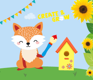 Create and Grow Summer - Paint a Beautiful Bird House